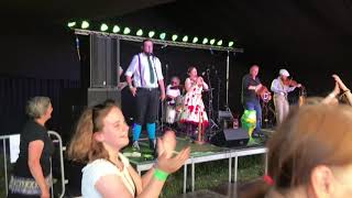 Frog on a Bike and Ollie Simons at Ely Folk Festival 2022 (montage)