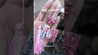 New resin key chain idea|resin art