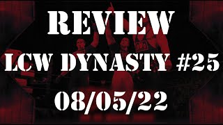 REVIEW LCW DYNASTY 08/05/22 | Legacy Cyber Wrestling | Modo Universo Online | WWE 2K22