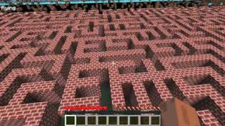 Prim's Maze Algorithm in Minecraft