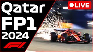 🔴F1 LIVE - Qatar GP FP1 - Commentary + Live Timing