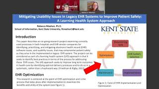 Mitigating Usability Issues in Legacy EHR Systems to Improve Patient Safety:A Learning Health System