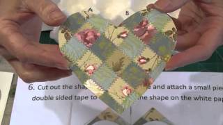 Paper Quilting 102 - How to make a Paper Quilt SPARKLE HEART