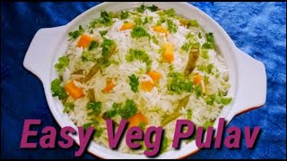 HOME MADE LUNCH BOX VEG PULAO IN PRESSURE COOKER |വെജ് പുലാവ് | HOW TO MAKE VEGETABLE PULAO RECIPE