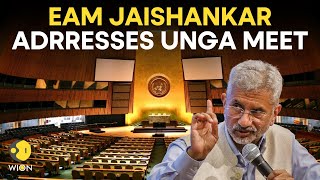 Jaishankar Speech LIVE: EAM Jaishankar addresses UN General Assembly | UNGA Meet LIVE | WION LIVE