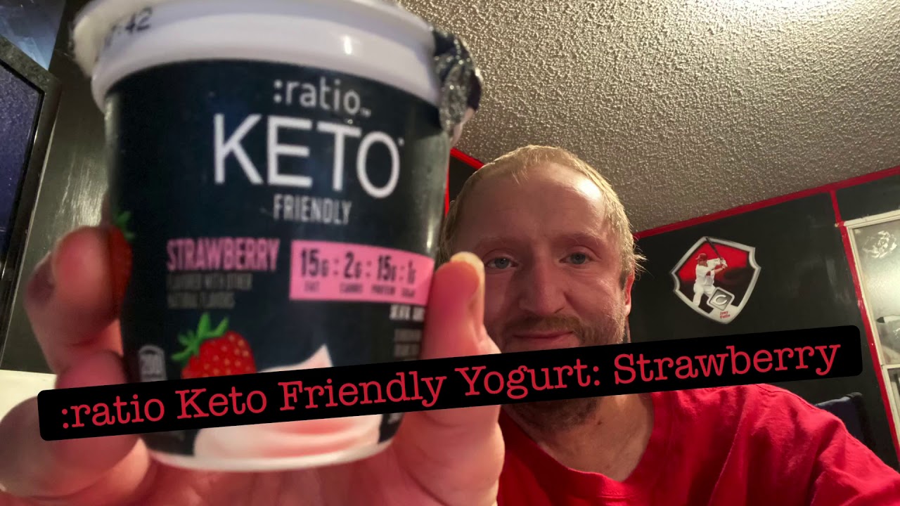 Food Review: :ratio Keto Friendly Yogurt, Strawberry - YouTube