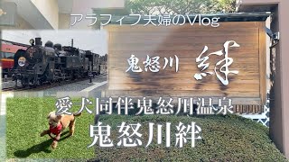 【犬連れ温泉旅行】アラフィフ夫婦のVlog、愛犬同伴可能な鬼怒川温泉、高級温泉宿、鬼怒川絆に行ってきました。