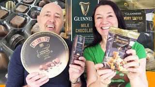 IRISH Taste Test Baileys and Guinness Chocolates and Guinness Toffees