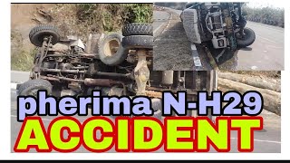 TRUCK Accident 🚧 carrying Timber at pherima NH-29