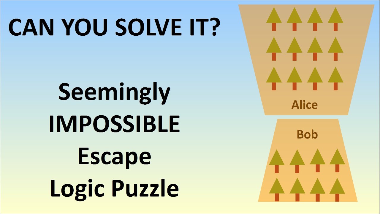 How To Solve The Seemingly Impossible Escape Logic Puzzle - YouTube