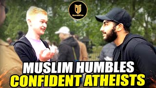 Clueless Atheists Are Schooled By Muslim | Muhammed Ali | Speakers Corner