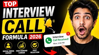 Get Daily Interview Calls Fast in 2026 | Step-by-Step Job Application Strategy (No Experience Needed