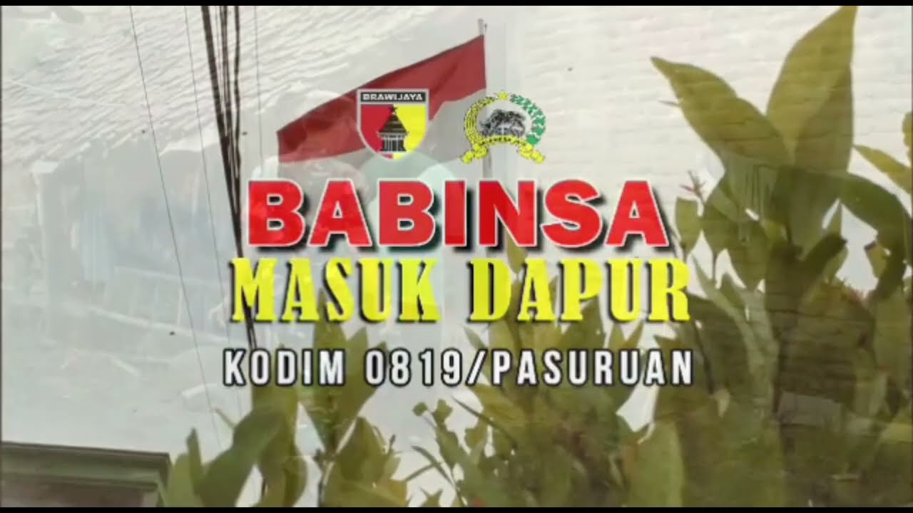 "Babinsa Masuk Dapur" Sertu Agus Purwanto Babinsa Koramil 22 Purwodadi ...