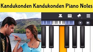 Kandukonden Kandukonden Piano Notes | Tamil Piano Songs