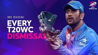 MS Dismissals: Every Dhoni dismissal | T20 World Cup