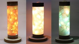 DIY Desk Lamp LED Color Changing  Light from bamboo - Bamboo Furniture