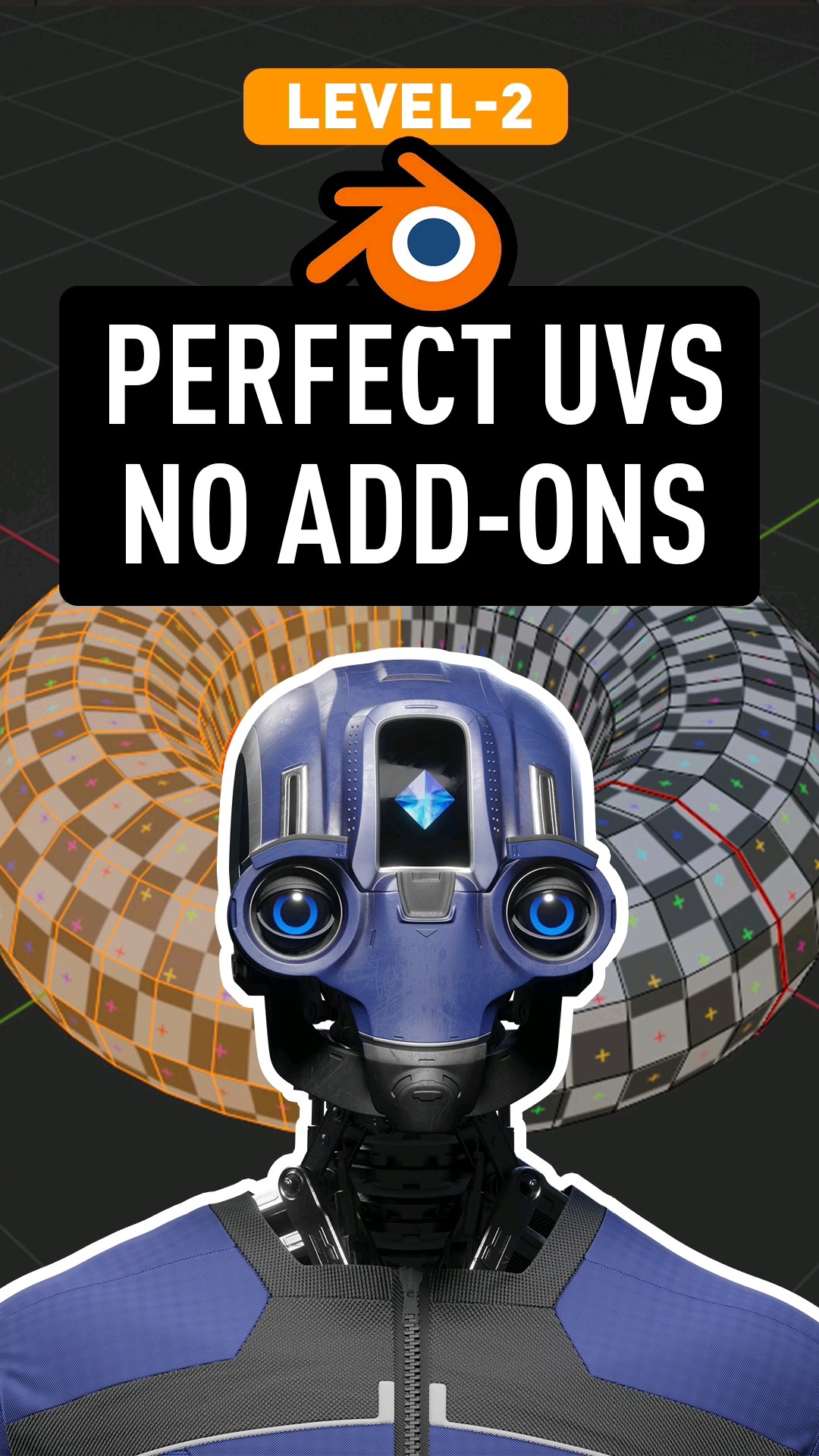 Straight UVs Are Easy Now! 🤖👍#b3d #blender #tutorial #cg #uvs #3dart # ...