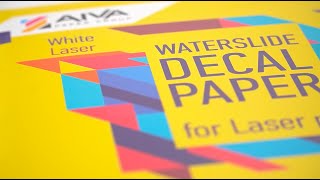 AIVA Paper - Laser Waterslide Paper (White) - How to use