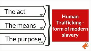 Learn about human trafficking