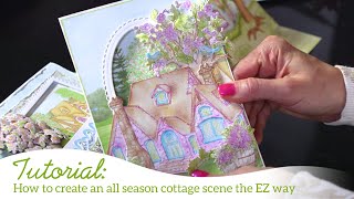 How to create an all season cottage scene the EZ way