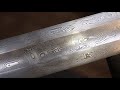 forging a pattern welded viking sword the complete movie.