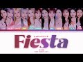 IZ*ONE (アイズワン) - Fiesta (Japanese Ver.) Lyrics (Kan/Rom/Eng/Color Coded/歌詞/Radio Ver./Not Full Ver.)