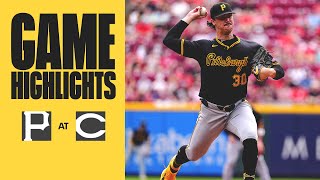 Paul Skenes Throws 9 Strikeouts \u0026 5 Scoreless Innings in Win | Pirates vs. Reds Highlights (9/22/24)