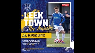 Leek Town vs Basford United - Sat, 21st Dec 24