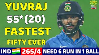 YUVRAJ SINGH MASSIVE BATTING VS ENGLAND | INDVS AUS ODI MATCH 2016 | SHOCKING BATTING EVER🔥😱