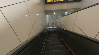 福岡 北九州市営モノレール 平和通駅 1‐2番のりば |  Heiwadori Station, Escalator Fukuoka Japan