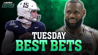 Tuesday's BEST BETS: CFP Returns + NBA, College Hoops, Golf \u0026 Soccer Picks I The Early Edge