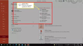 How To Update MS PowerPoint In PC And Laptop