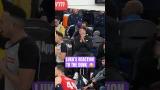 Luka impressed by Jaxson Hayes' dunk 😂👏 (via LADEig/X)