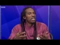 Benjamin Zephaniah on BBCQT - Immigration Myths 07/11/2013