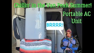 Portable AC unit for your van or  small RV - Inexpensive Alternative
