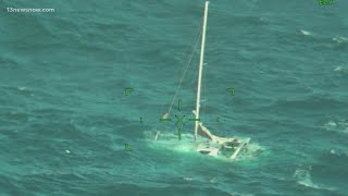 Five people rescued from sinking sailboat off the coast of Cape Hatteras
