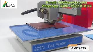 Amydor 3025 Digital Hot Foil Printer Suite for Perfect Binding Industry, Paper Cutting Machine