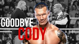 RANDY ORTON will return and screw CODY RHODES