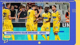 HIGHLIGHTS l Club Brugge - STVV l 1-1