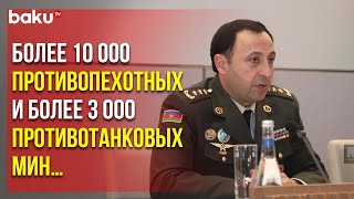 Начальник пресс-службы МО Анар Эйвазов рассказал о найденном в Карабахе оружии