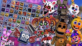 ULTIMATE FNAF WORLD! The FIRST Part of Creating The Game! Characters, Abilities, Selection Menu!