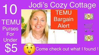 I found 10 Temu purses for under $5 / Temu Bargain Alert / #temufinds #temu  #bargain