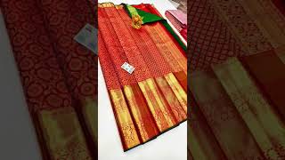 Red Kanchipuram Sarees Part2 #saree #kanchipattusareesinkanchi #silksaree