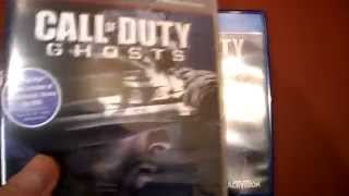 Unboxing Call of Duty Ghosts COD Activision Blizzard Playstation 4 PS4 Infinity Ward