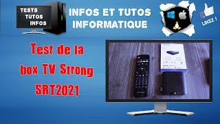 Test de la box tv strong srt2021