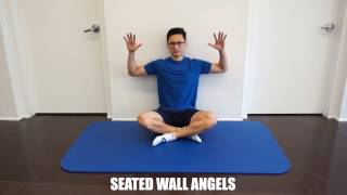 Seated Wall Angel