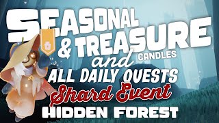 Season \u0026 Treasure Candles and Daily Quests | Hidden Forest | SkyCotl | NoobMode