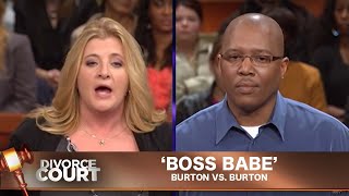 Vintage Divorce Court- Burton Vs. Burton: Boss Babe