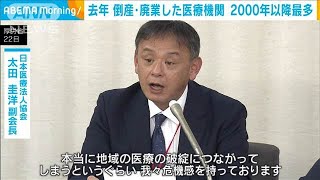 去年 倒産・廃業した医療機関 2000年以降最多(2025年1月23日)