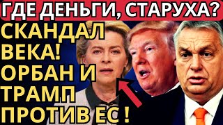 ШОК! ГРОМКОЕ РАЗОБЛАЧЕНИЕ УРСУЛЫ ФОН ДЕР ЛЯЙЕН! СКАНДАЛ НА МИЛЛИАРД!